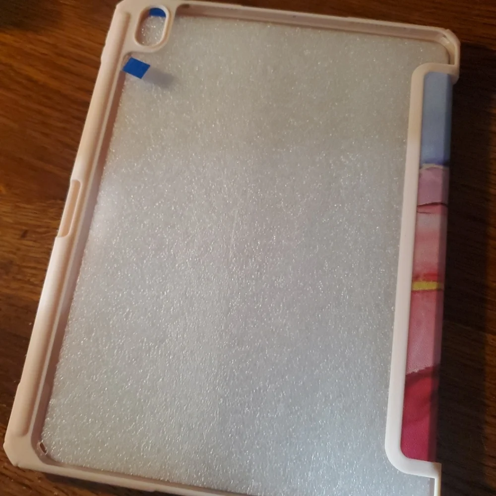 Stylish Pink Marble Tablet Case - Protective Folio Cover Ipad Air 4th & 5th Gen